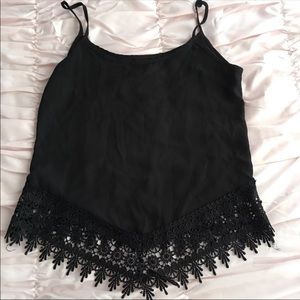 Black Lace Blouse